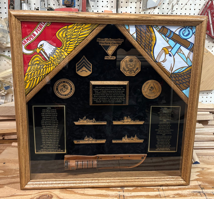 24 x 24 Military Shadow Box