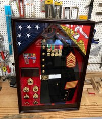 24 x 36 Military Uniform Shadow Box