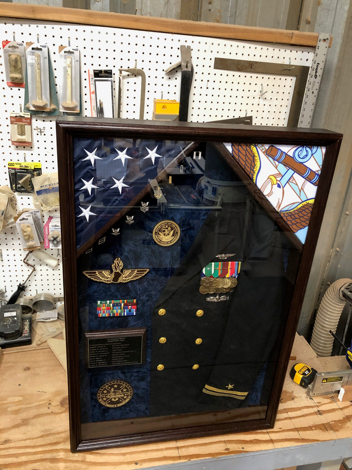 24 x 36 Military Uniform Shadow Box