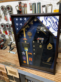 24 x 36 Military Uniform Shadow Box
