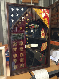 24 x 36 Military Uniform Shadow Box