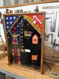 24 x 36 Military Uniform Shadow Box