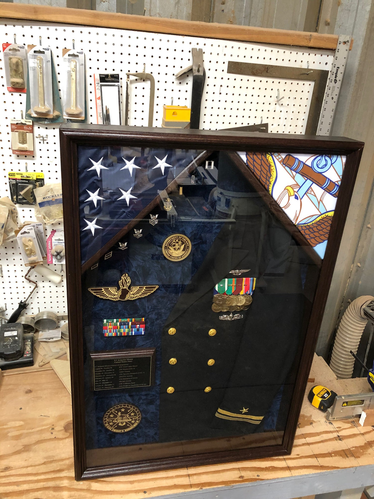 24 x 36 Military Uniform Shadow Box