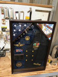 24 x 36 Military Uniform Shadow Box