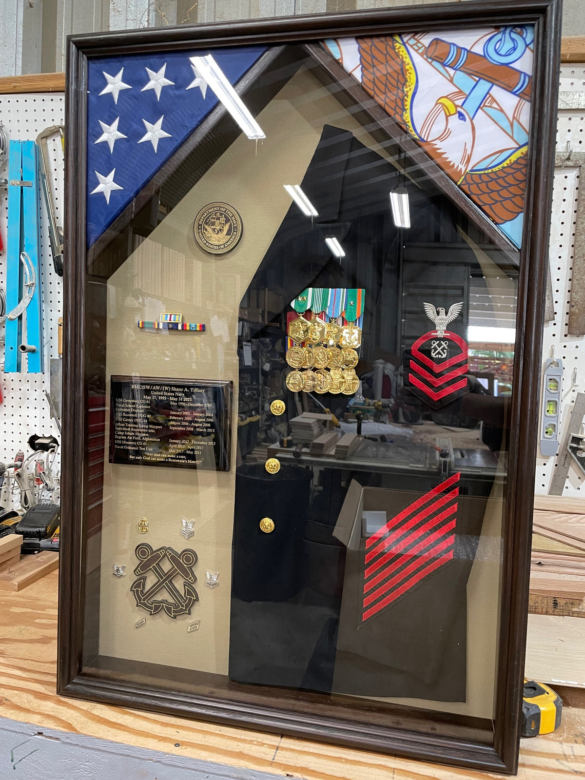 24 x 36 Military Uniform Shadow Box