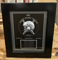 11 x 14 Black Frame Plaque