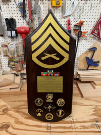 Wooden Rank Chevron