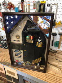 24 x 36 Military Uniform Shadow Box