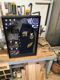 24 x 36 Military Uniform Shadow Box