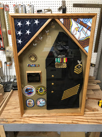 24 x 36 Military Uniform Shadow Box