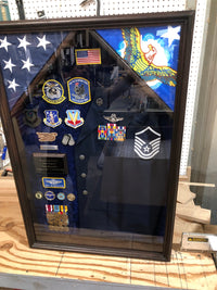 24 x 36 Military Uniform Shadow Box