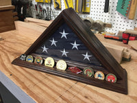 3 x 5 Flag Case with Challenge Coin Holder