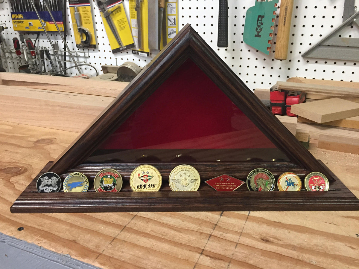 3 x 5 Flag Case with Challenge Coin Holder