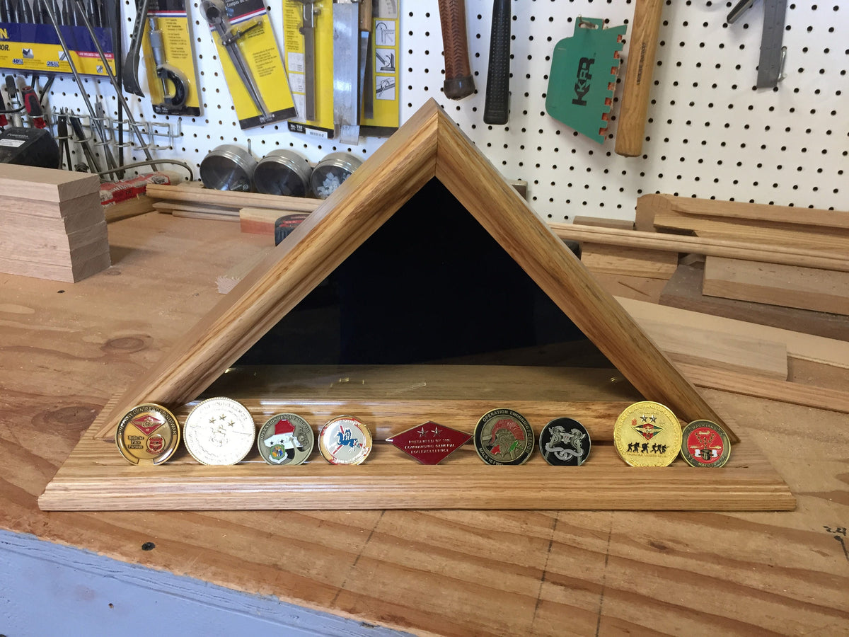3 x 5 Flag Case with Challenge Coin Holder