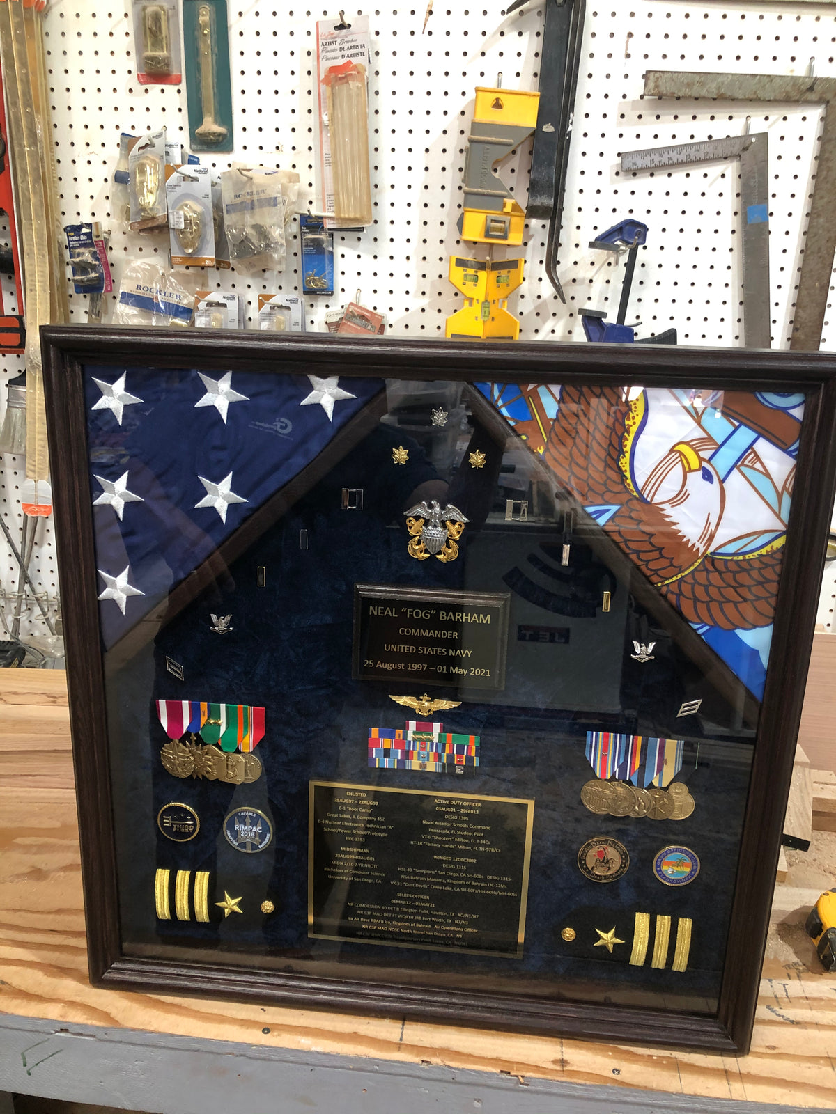 24 x 24 Military Shadow Box