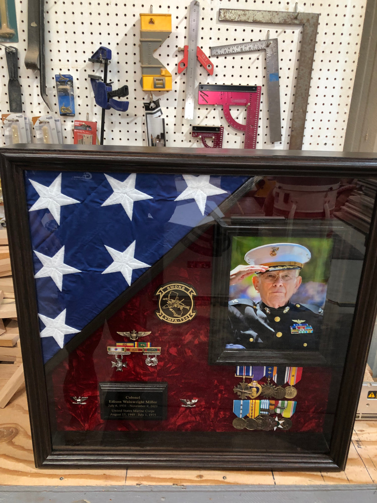 24 x 24 Military Shadow Box