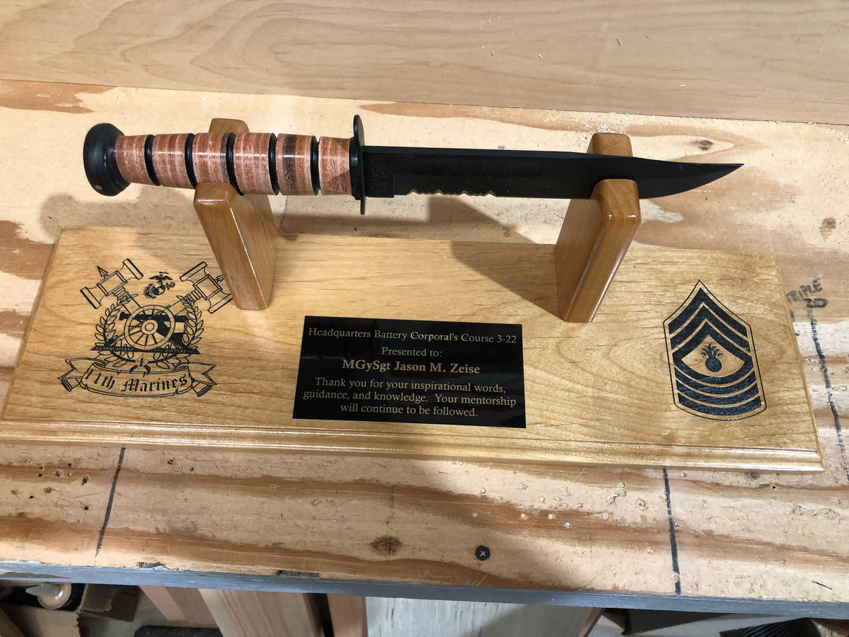 Ka-Bar Brand Replica Plaque