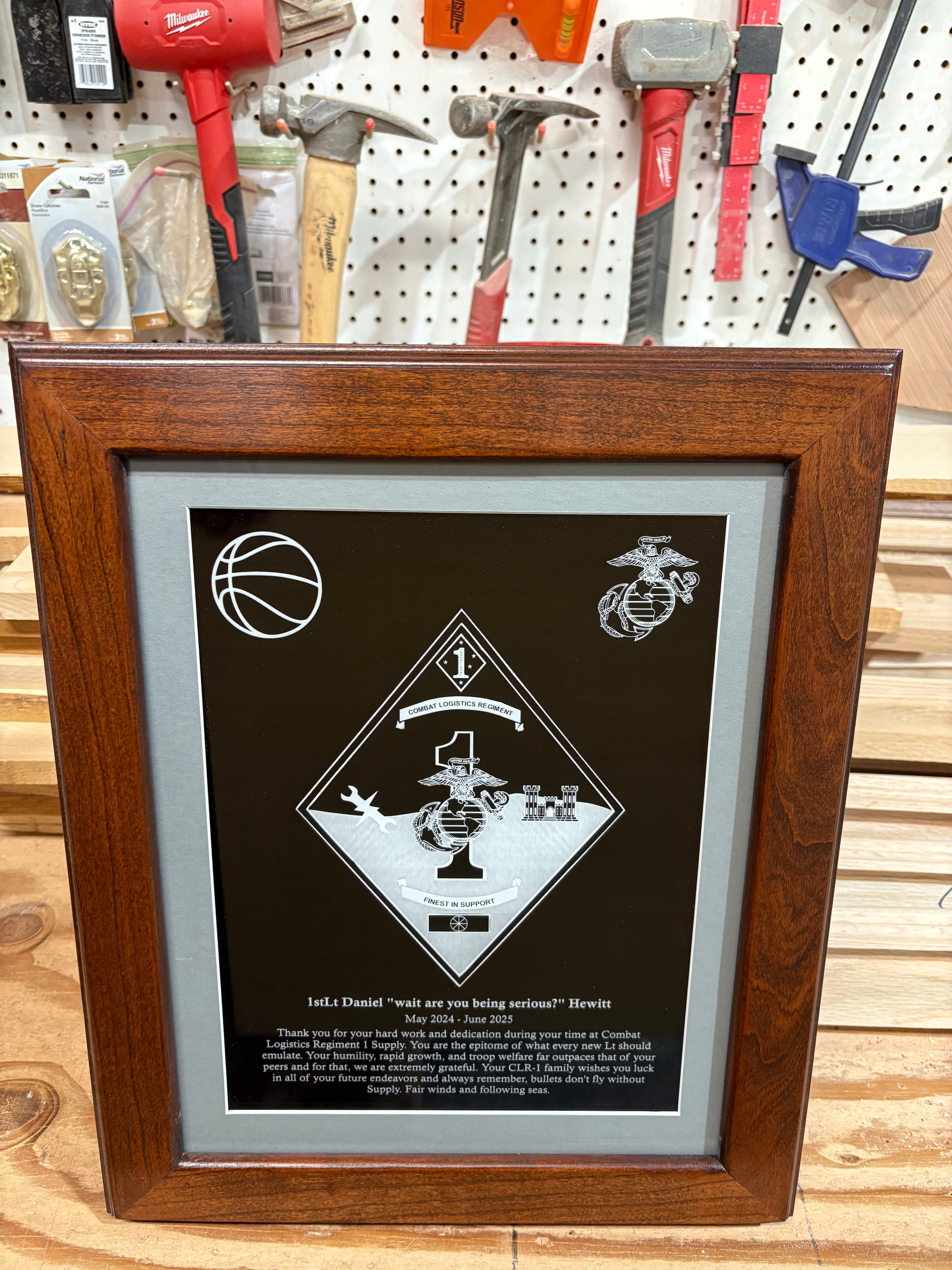 11 x 14 Classic Frame Plaque – G's Woodshop