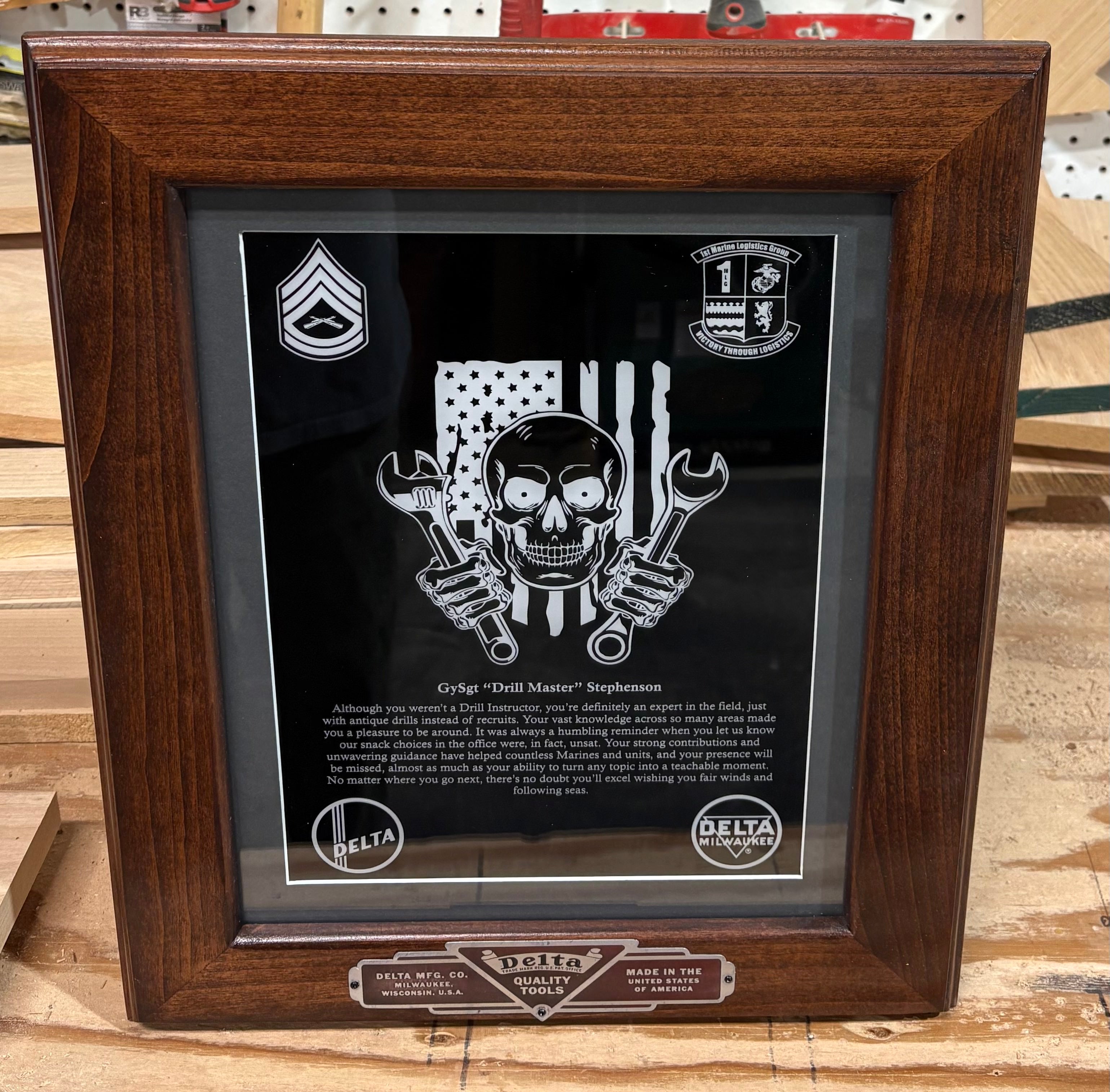 11 x 14 Classic Frame Plaque – G's Woodshop