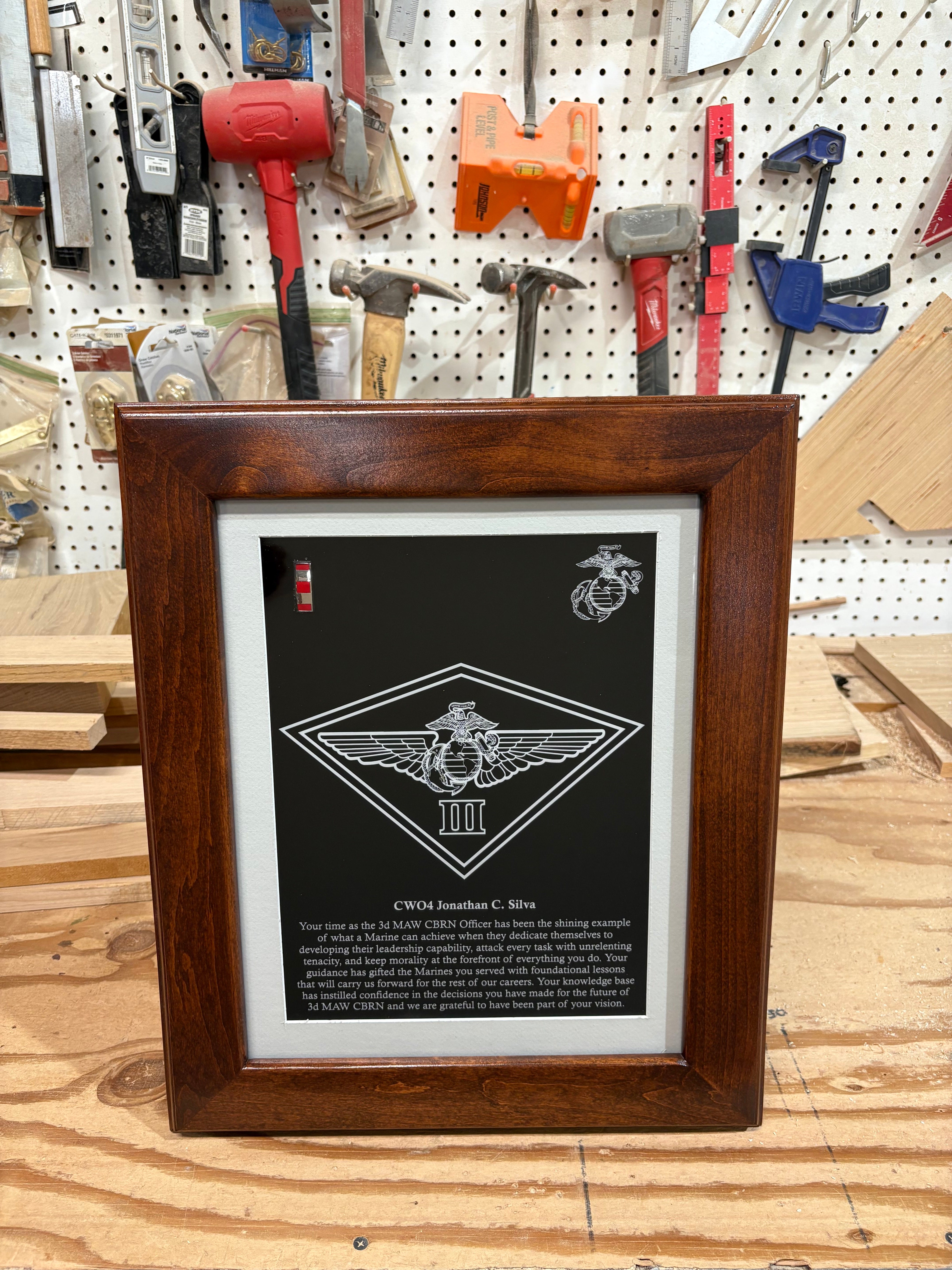 11 x 14 Classic Frame Plaque – G's Woodshop