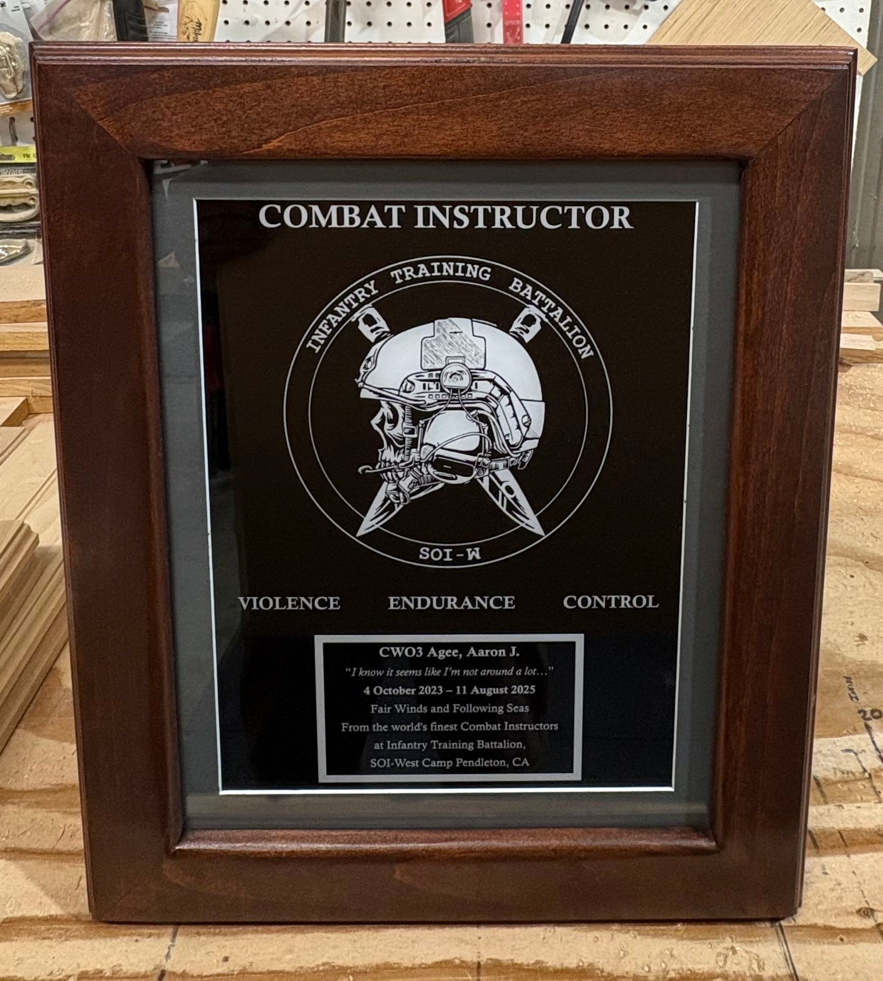 11 x 14 Classic Frame Plaque – G's Woodshop
