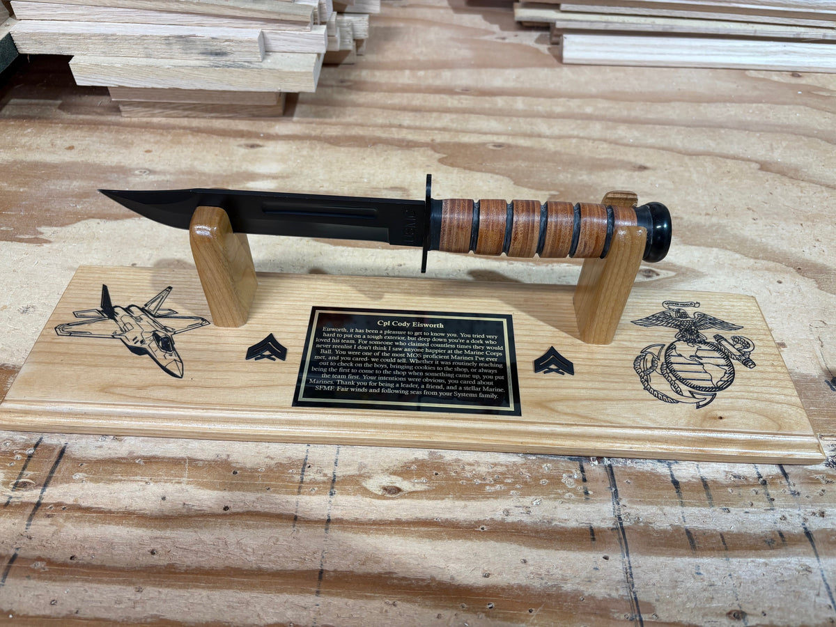 Ka-Bar Brand Replica Plaque