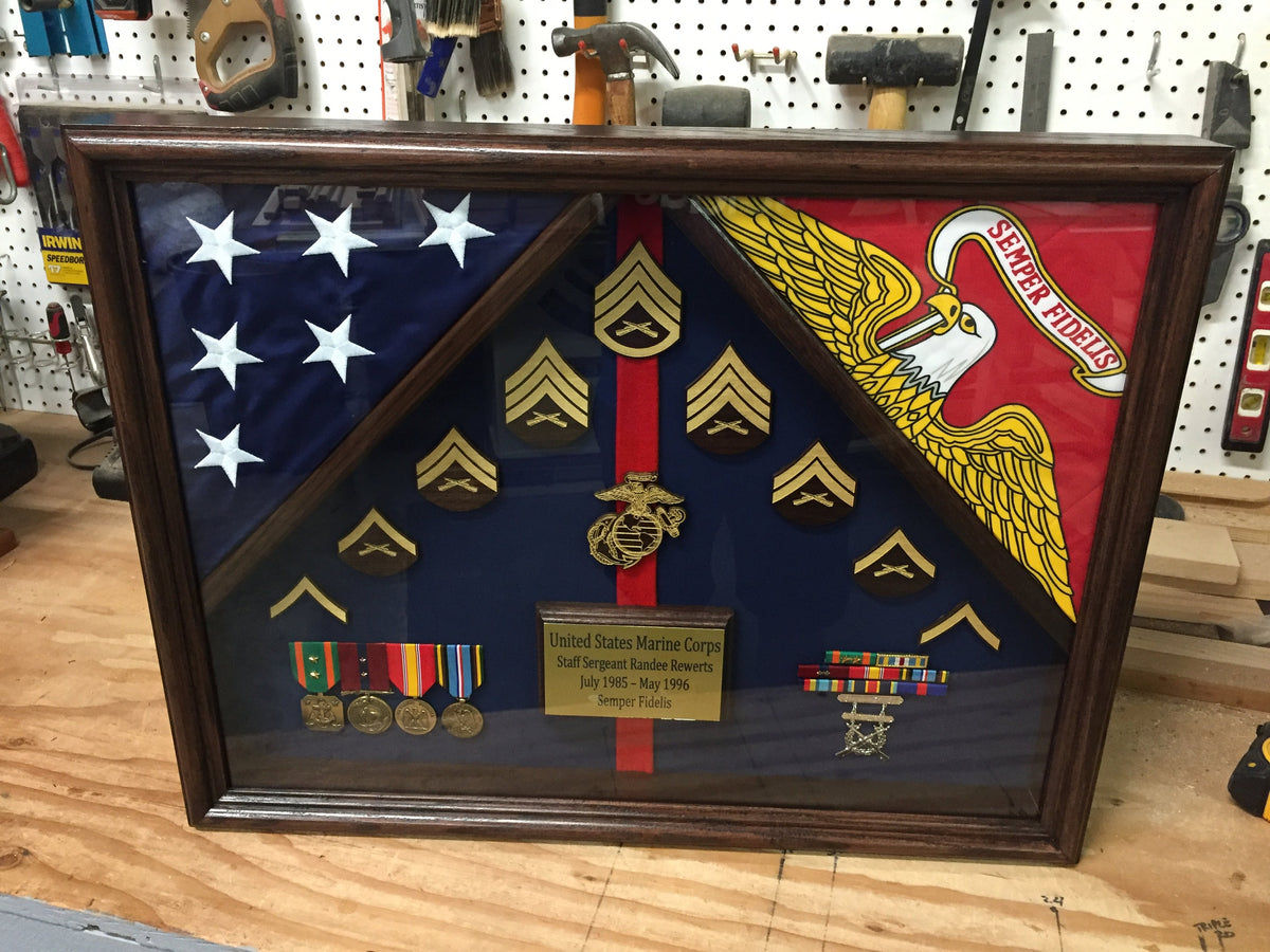 Gunship Shadow Box 18 x 24 Military Shadow Box – G's Woodshop
