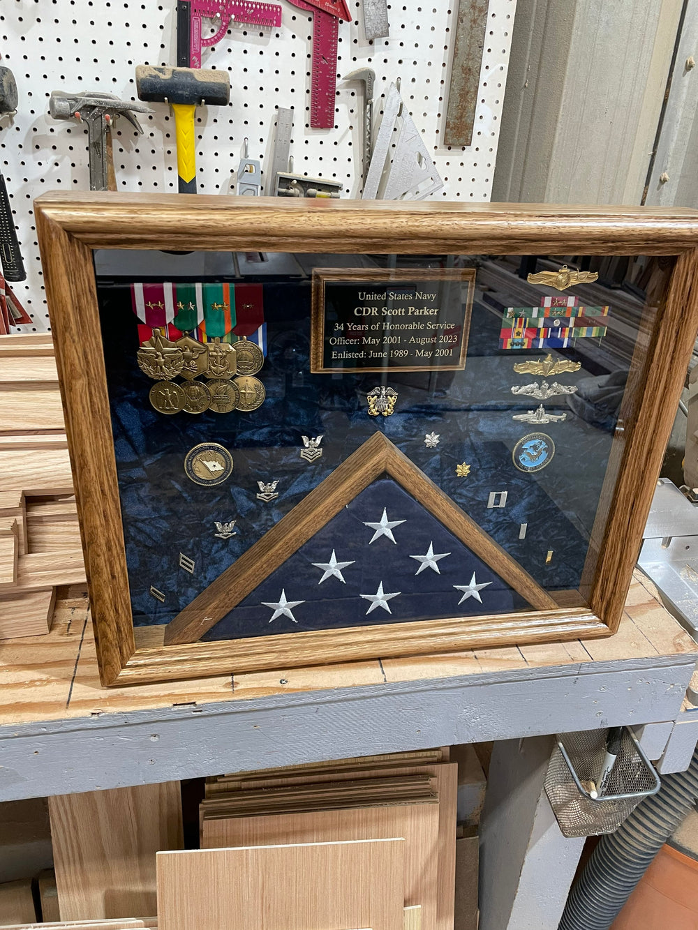 Usaf Shadow Box Examples 16 x 20 Military Shadow Box – G's Woodshop